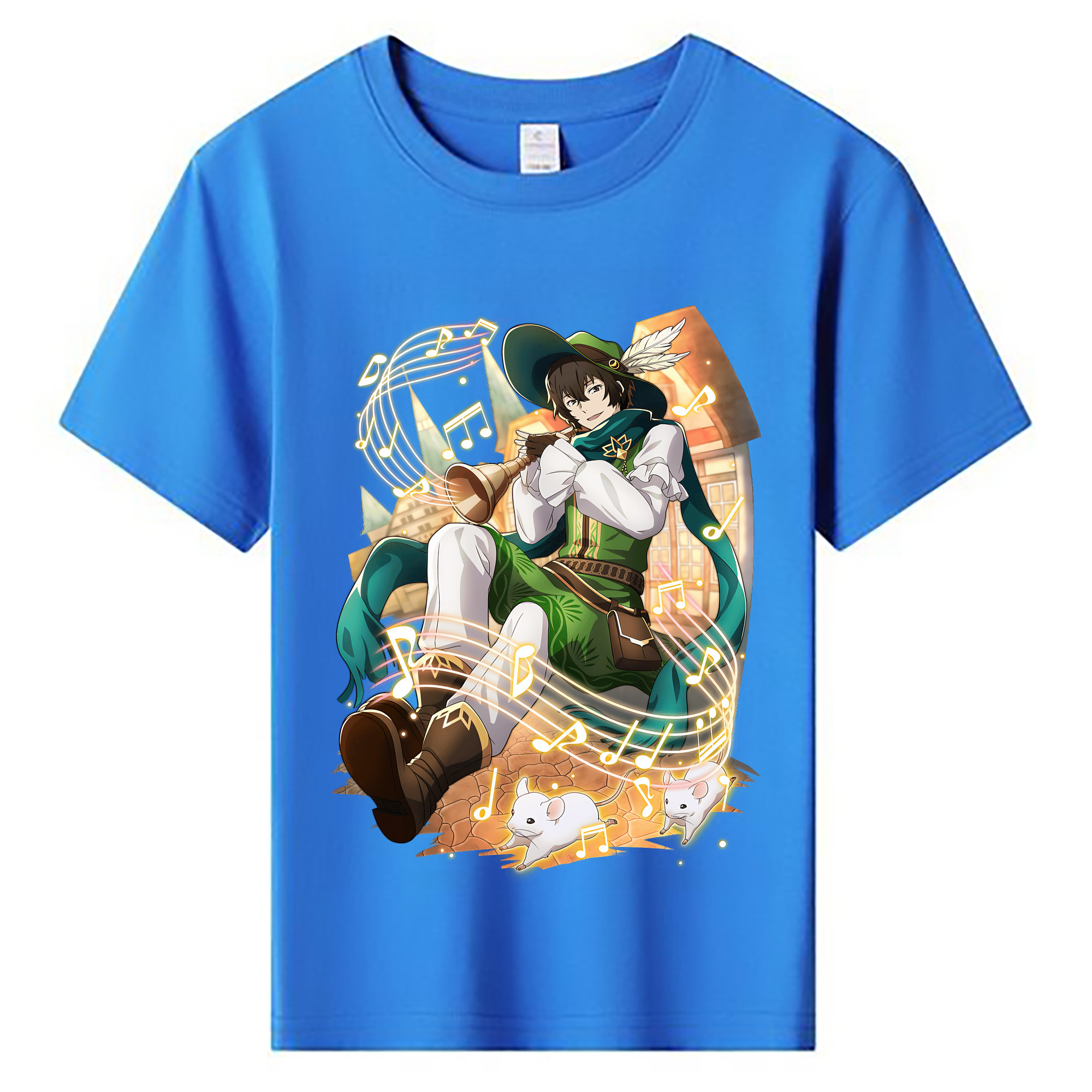 （画像用） 文豪ストレイドッグス Bungo Stray Dogs 綿100％キッズTシャツ（フロントプリント）